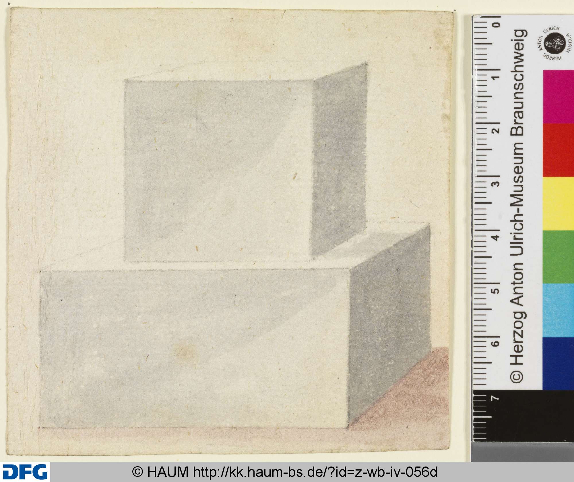 Zwei aufeinander liegende Quader, Johannes Valentinus Andreae, 1644