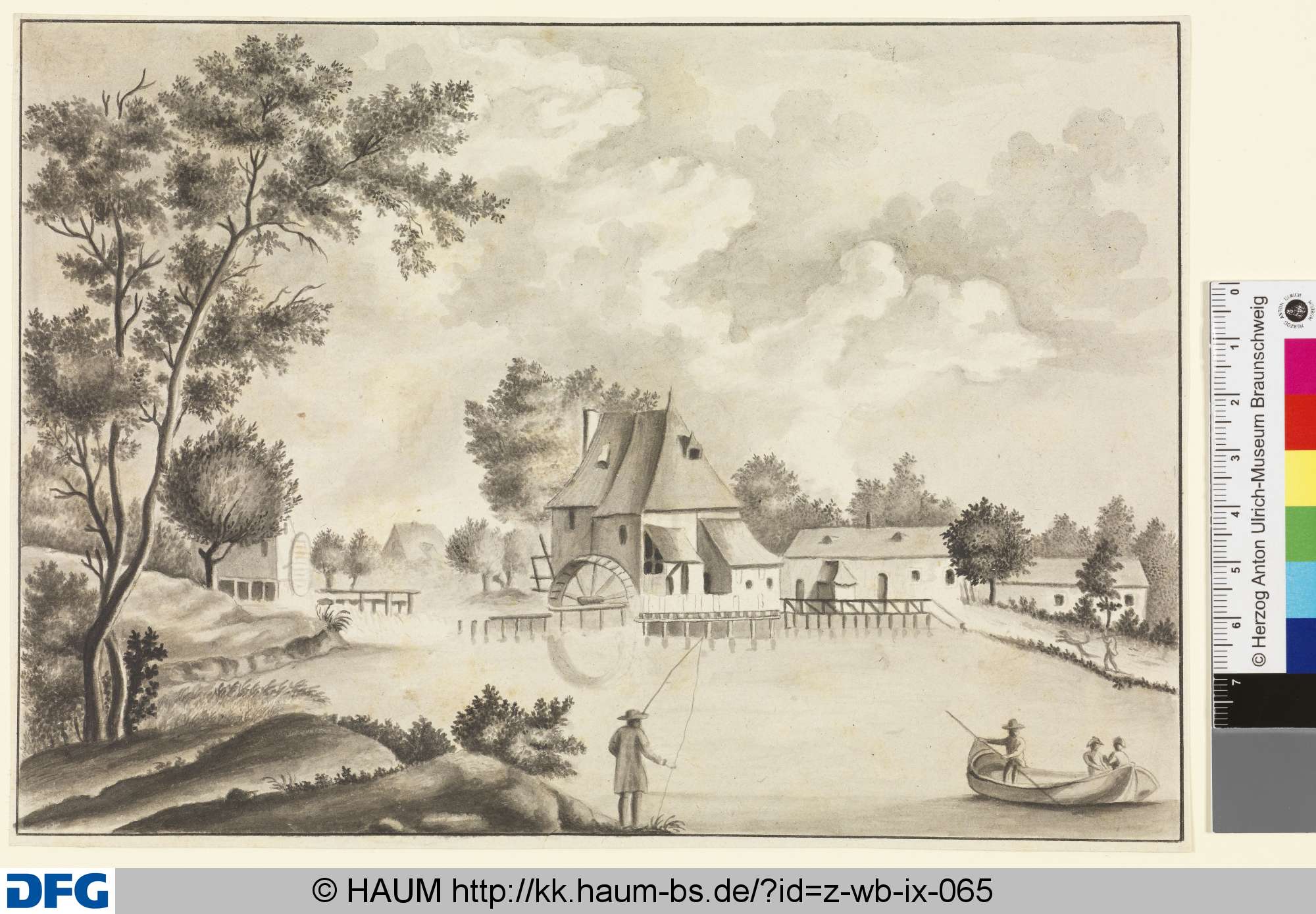 Landschaft mit Mühle, 18th century