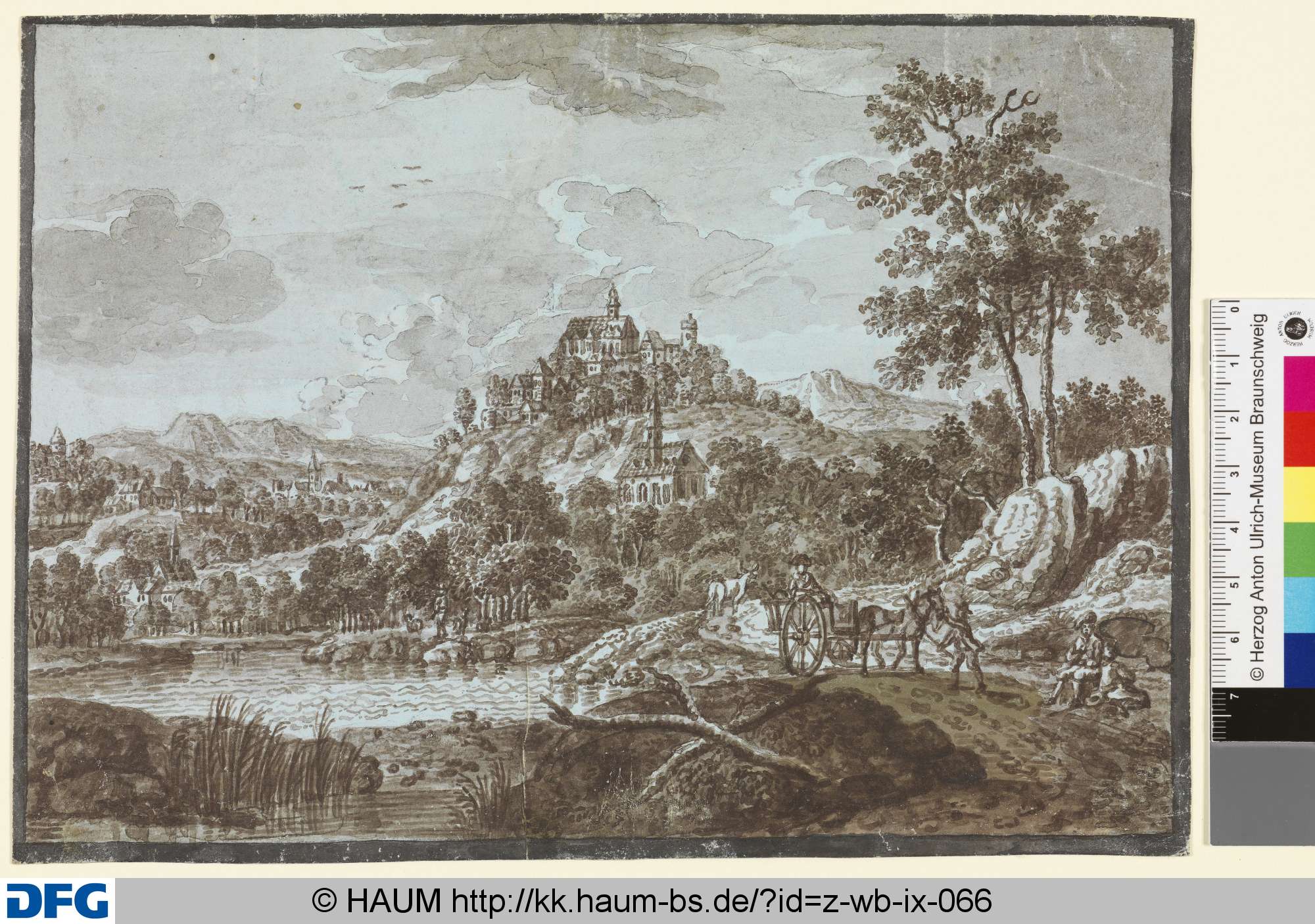 Landschaft mit See