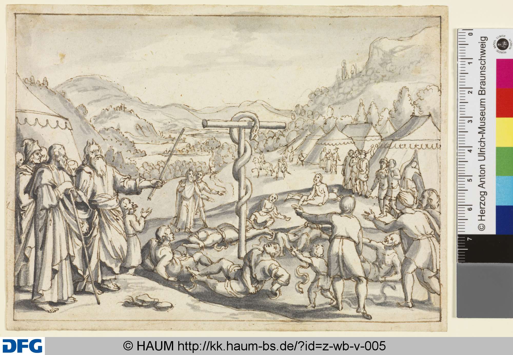 Die Anbetung der ehernen Schlange, 16th century
