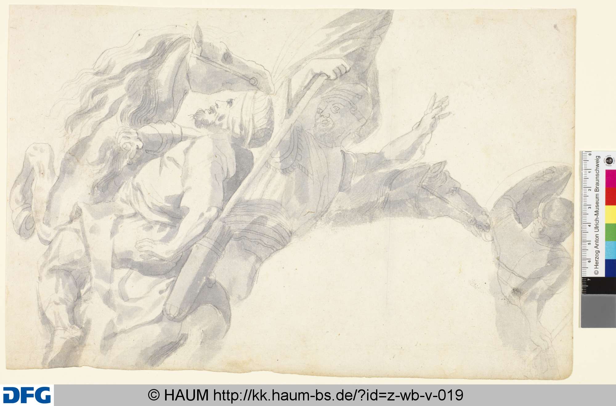 Die Bekehrung des Paulus (rechter Teil), 16th century