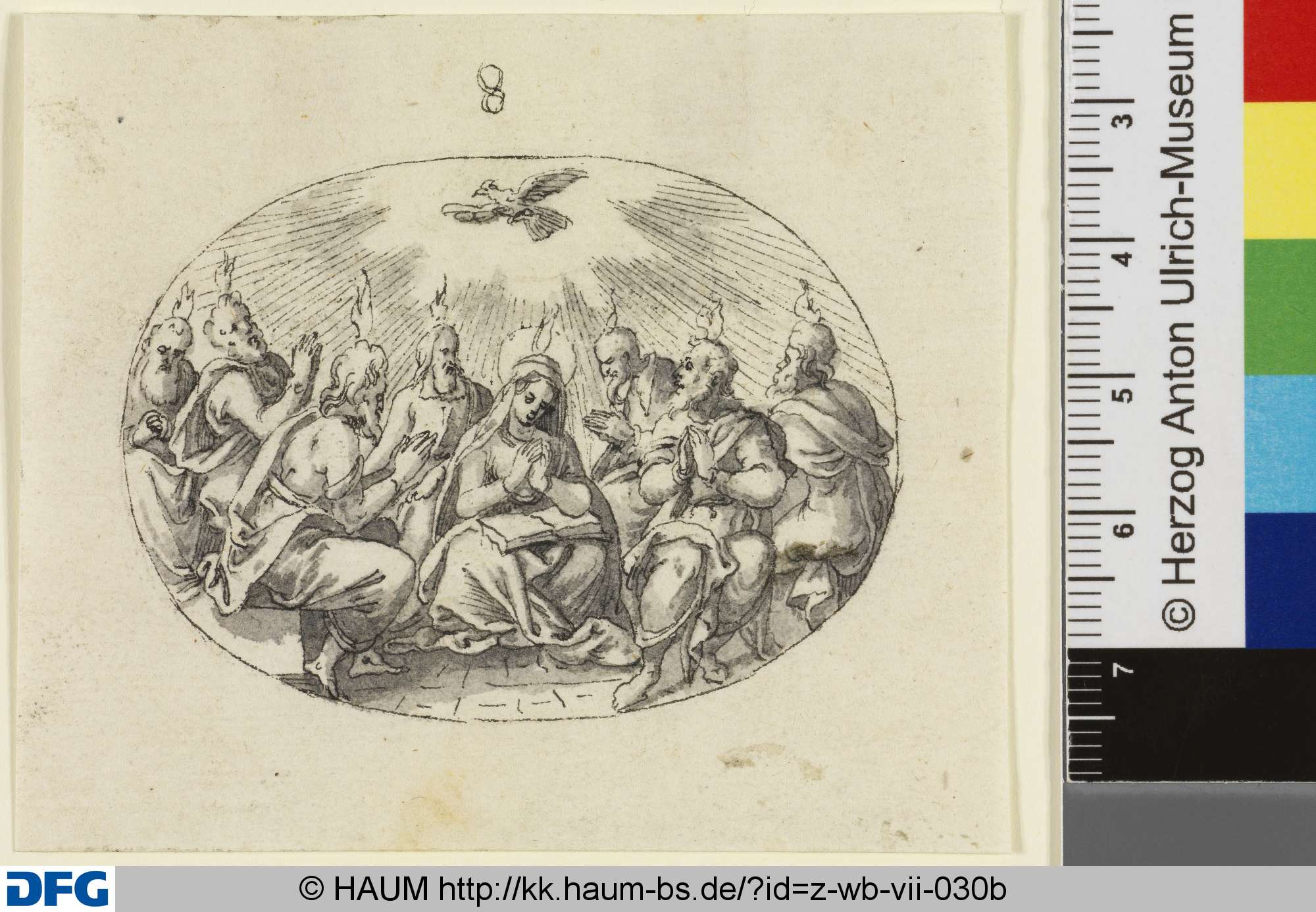 Ausgießung des heiligen Geistes, Jost Amman, 16th century