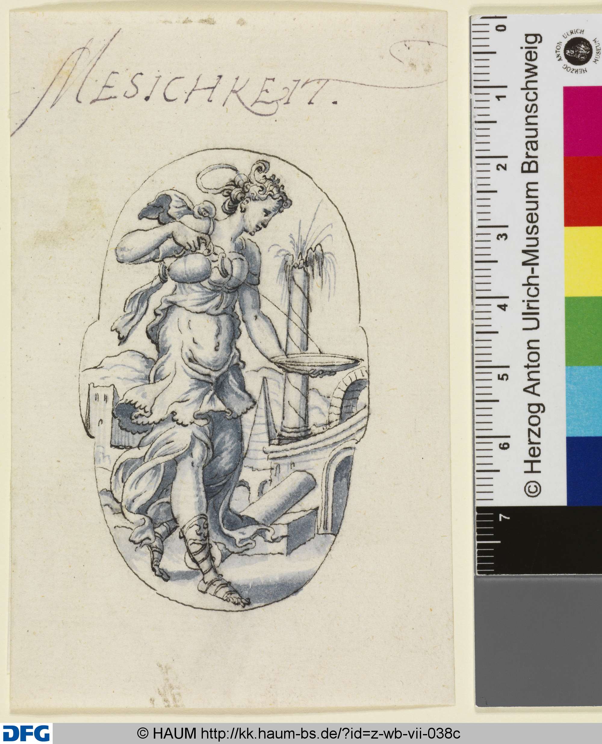 Mäßigkeit (Temperantia), 16th century