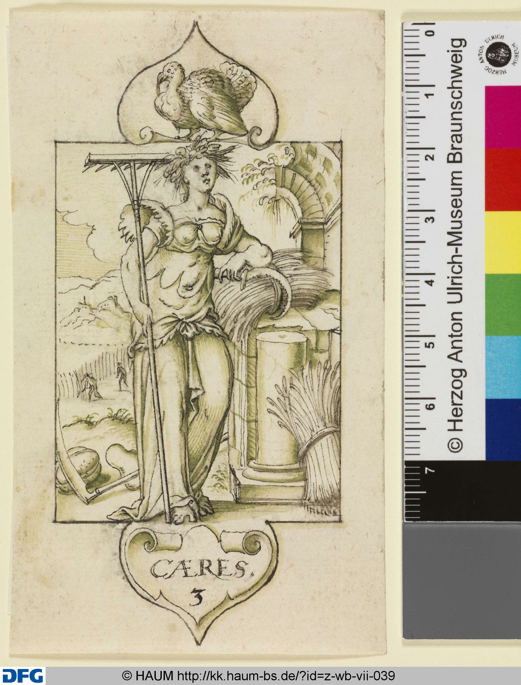 Ceres, Jost Amman, 16th century
