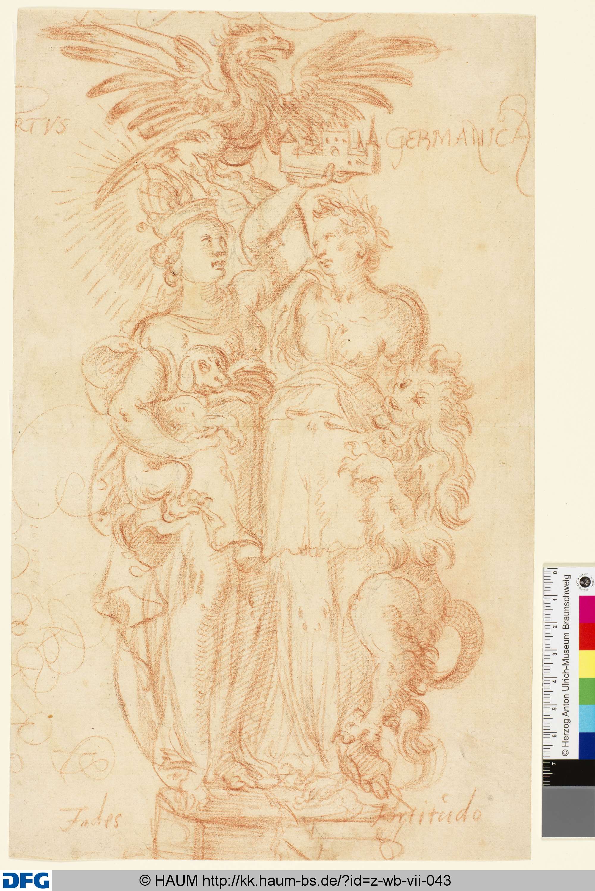 Fides und Fortitudo, 16th century