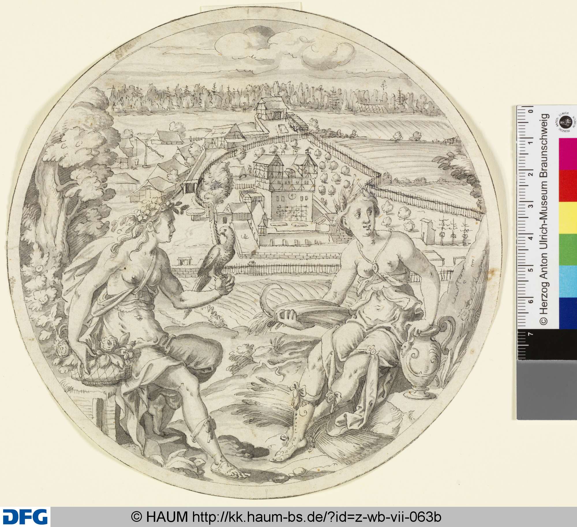 Die 4 Jahreszeiten, 2 Blätter (Sommer), 16th century