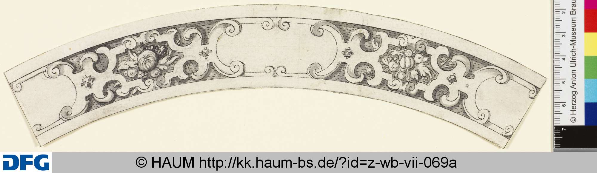 Ornament mit Früchten, Jost Amman, 16th century