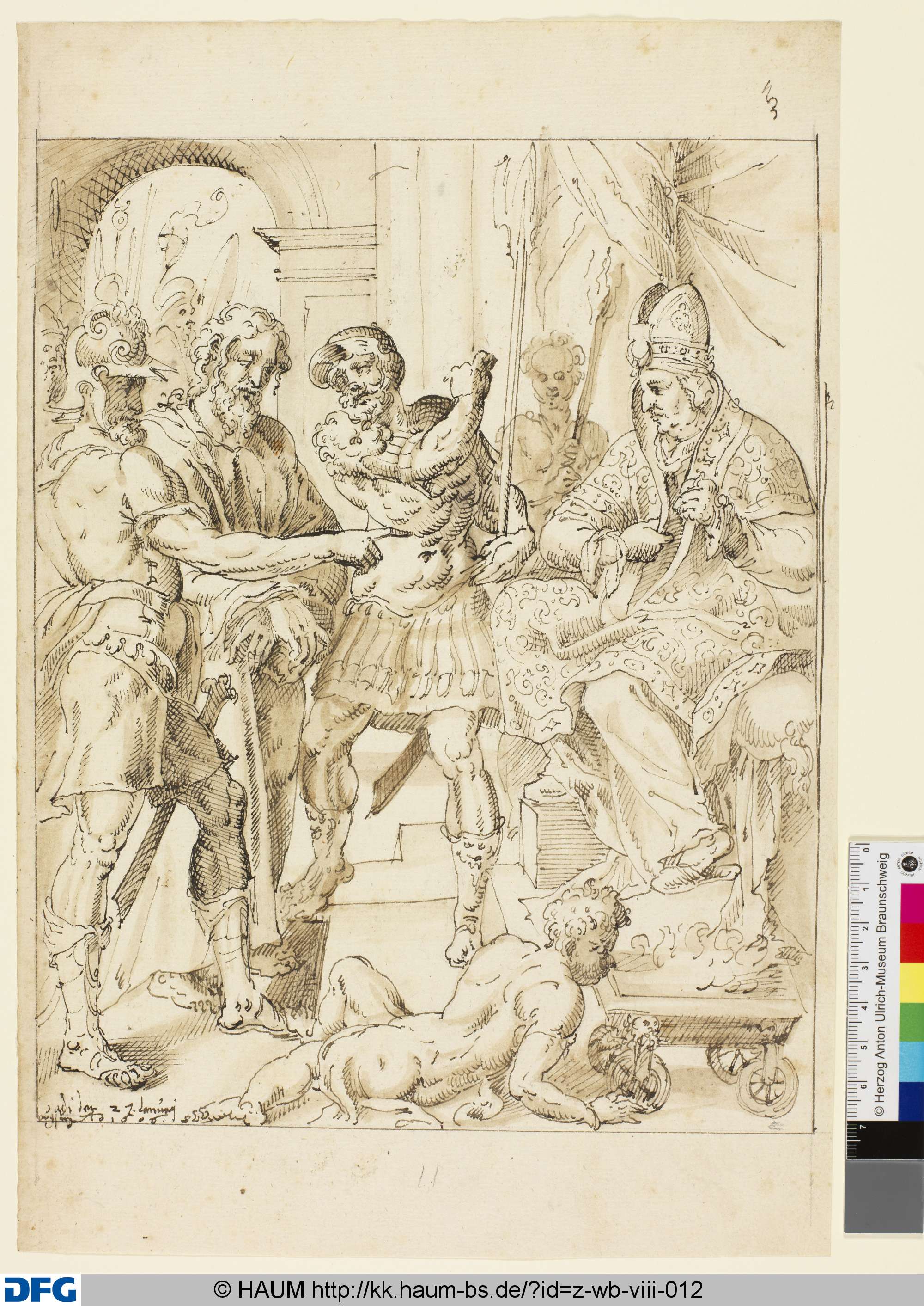 Christus vor Kaiphas, Maarten van Heemskerck, 1605–1606