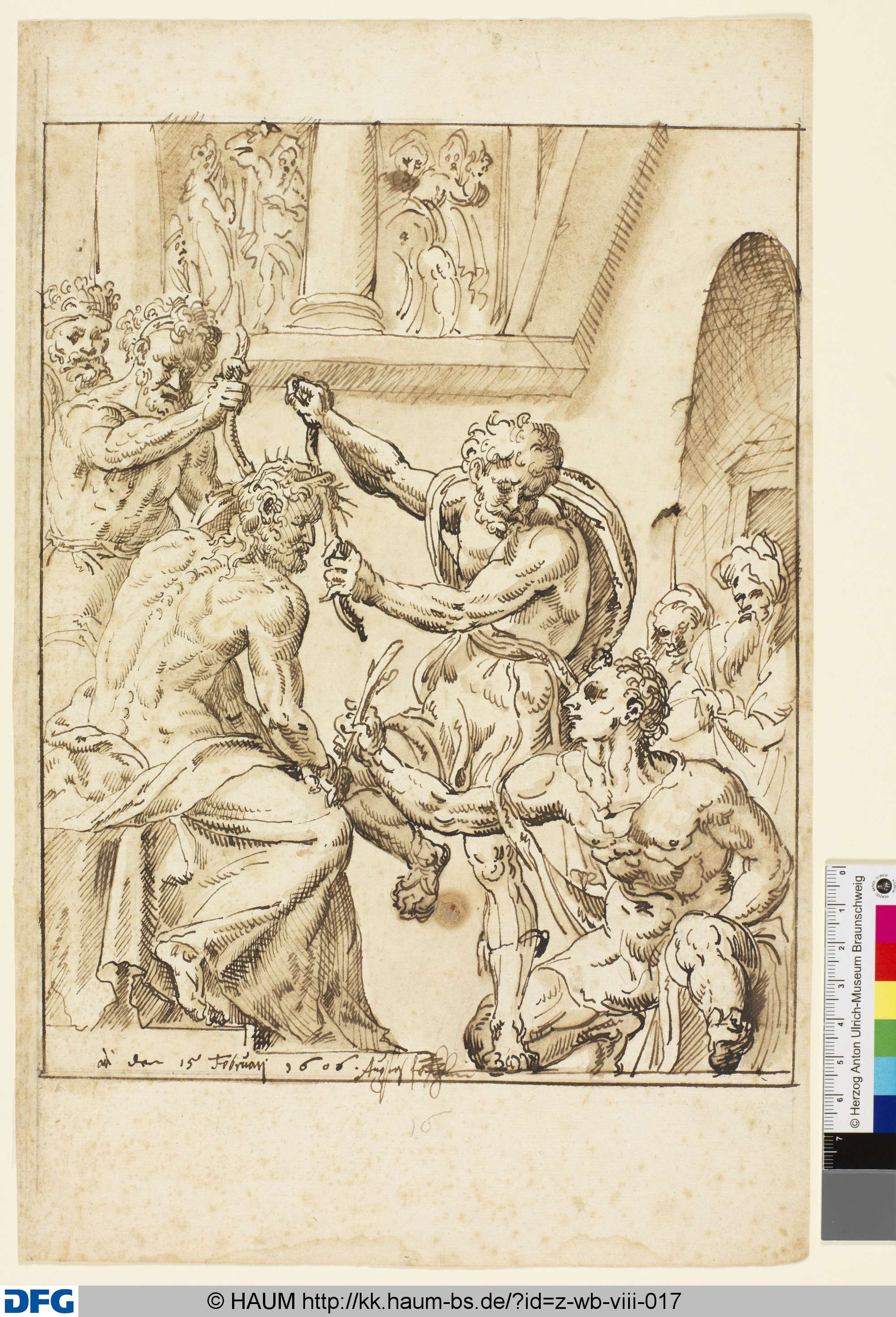 Dornenkrönung, Maarten van Heemskerck, 1605–1606