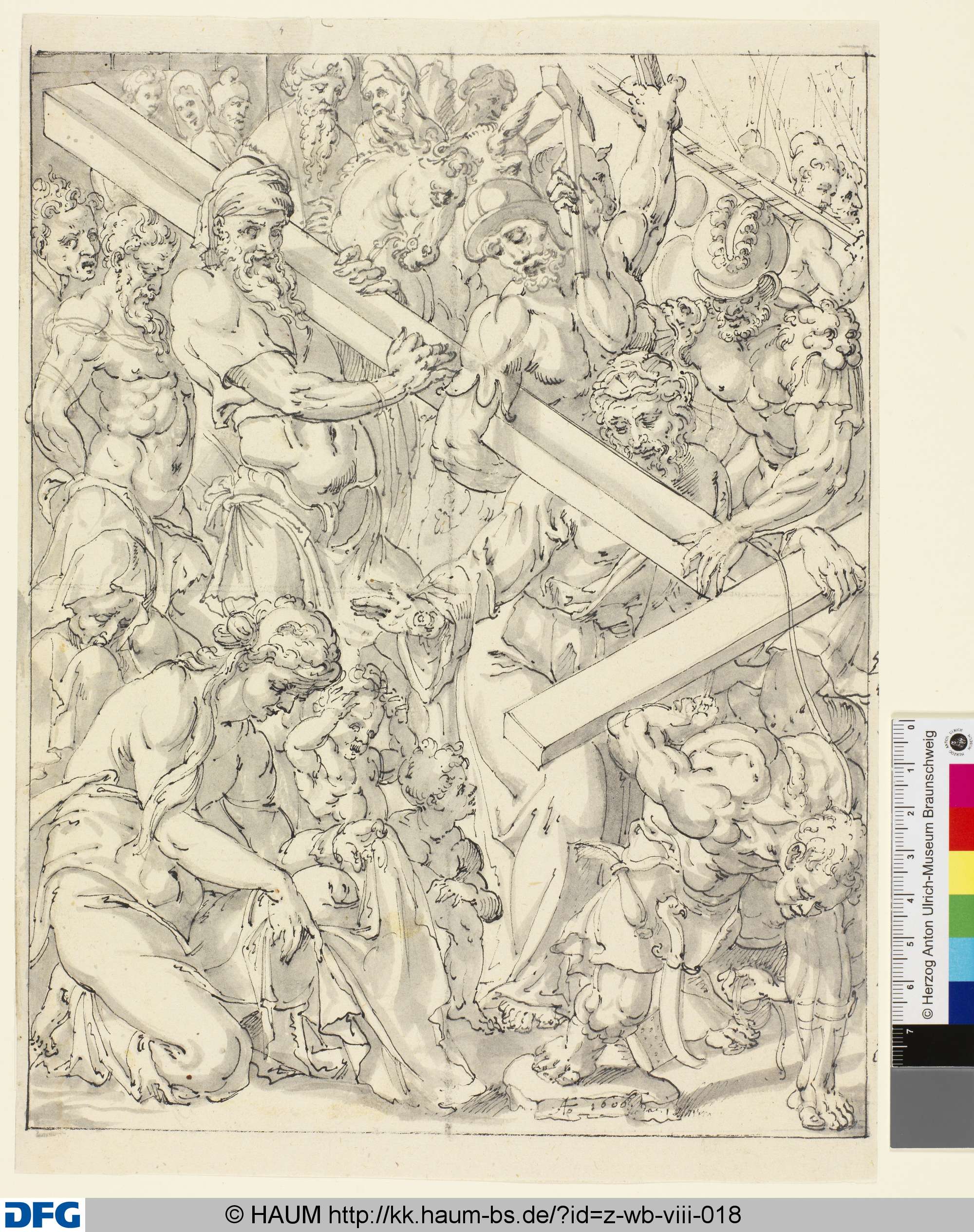 Kreuztragung, Maarten van Heemskerck, 1606