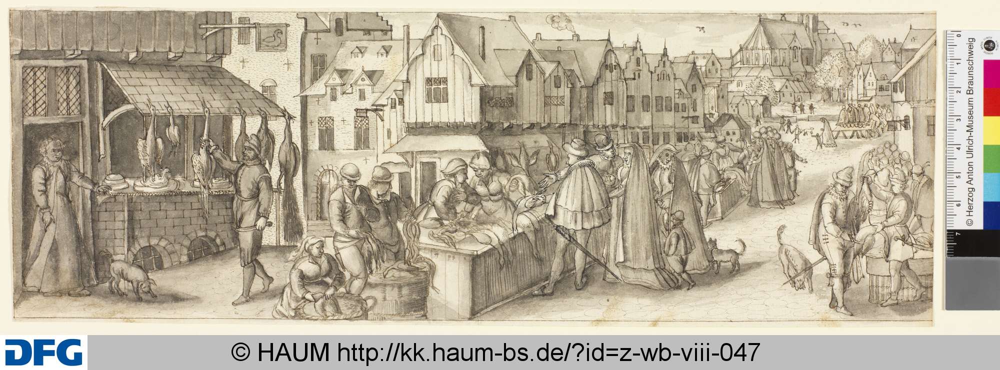 Eine Marktszene, 16th century