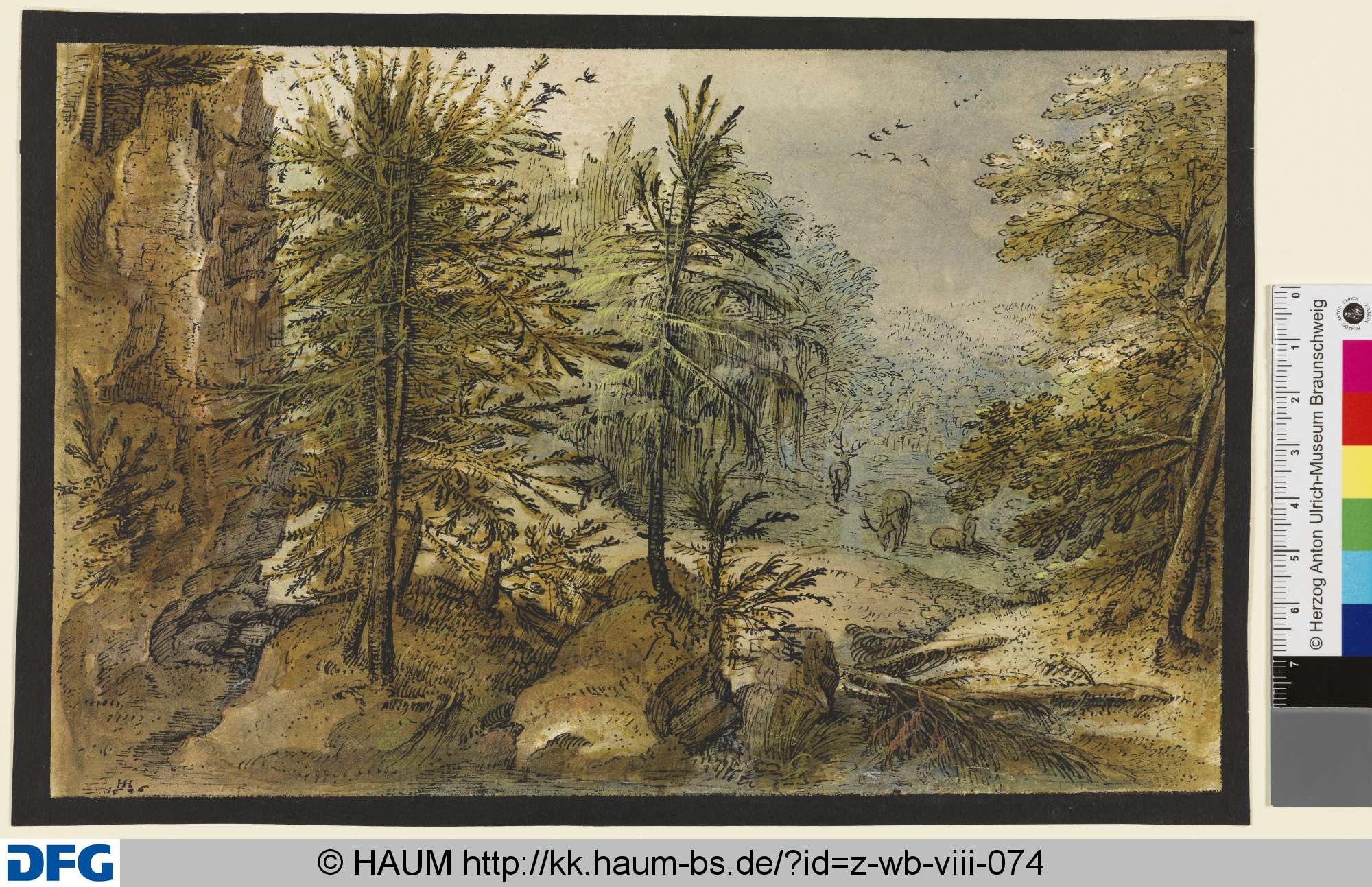 Waldlandschaft, Hans Hellwig, 1606