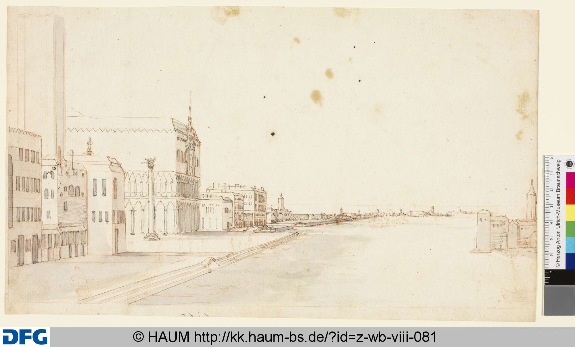 Eine Ansicht aus Venedig, 16th century