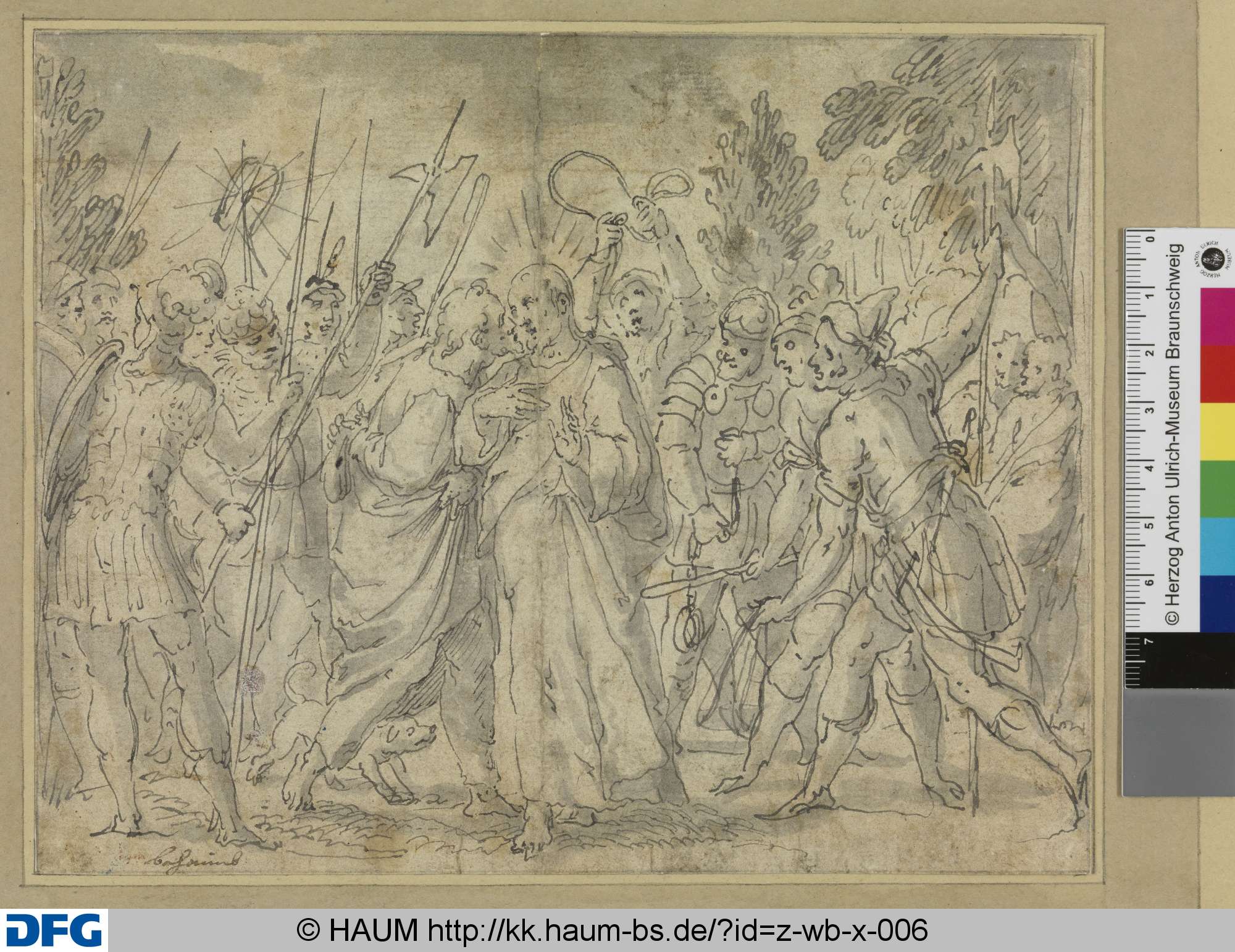 Gefangennahme Christi, Georg Pecham, 1588–1604