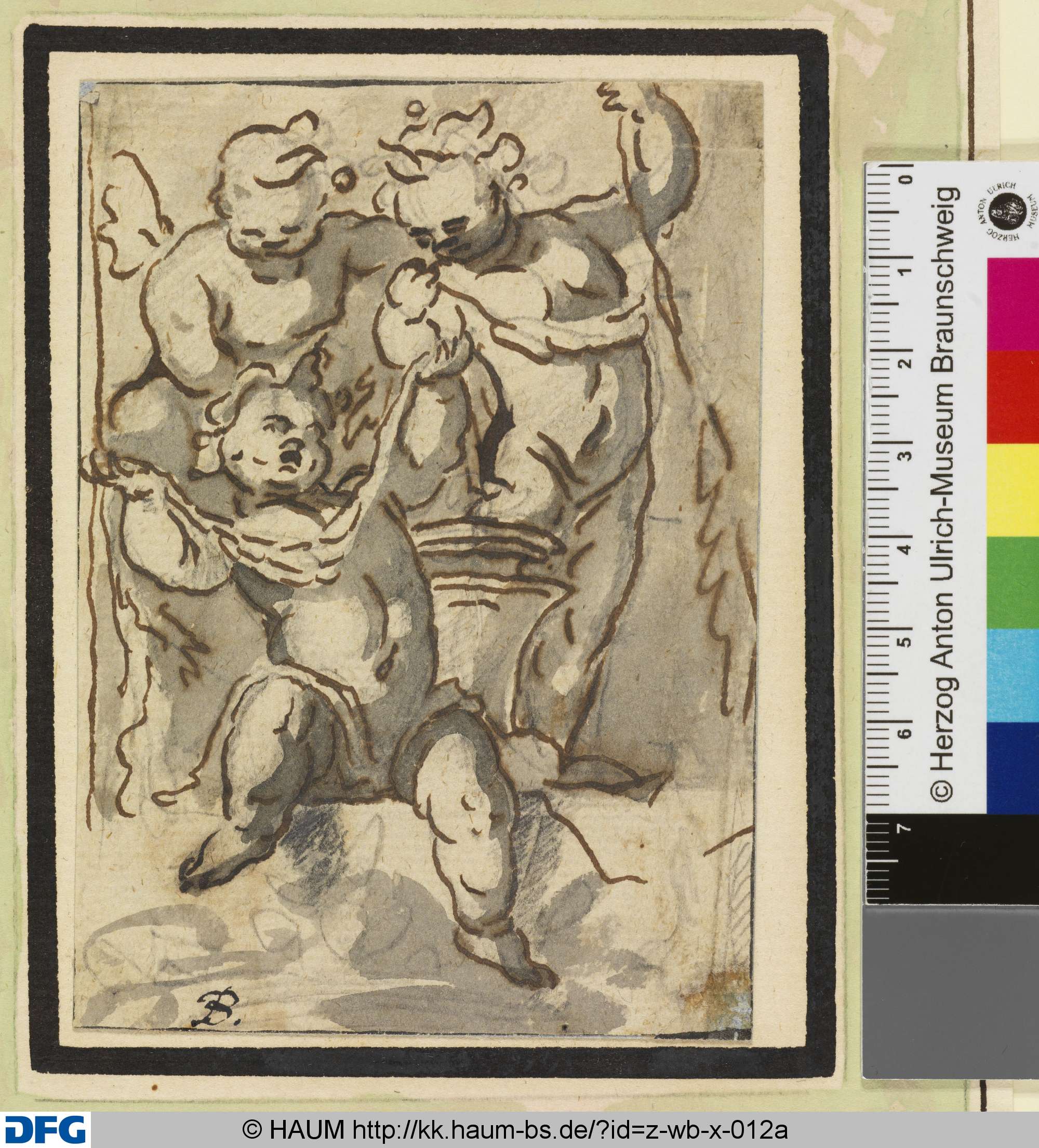 Spielende Putten, Samuel Bottschild, 17th century