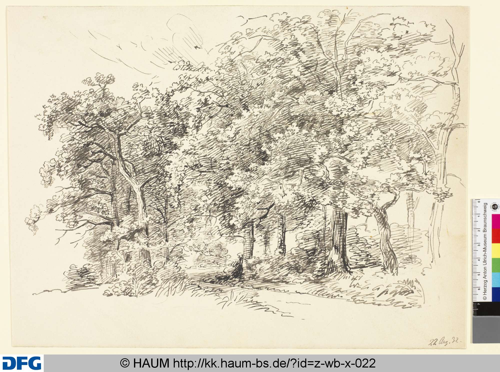 Waldlandschaft, 1832