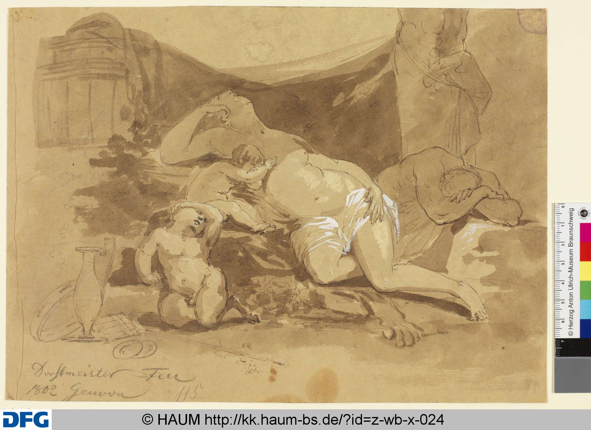 Schlafende Venus mit Kindern, 1808