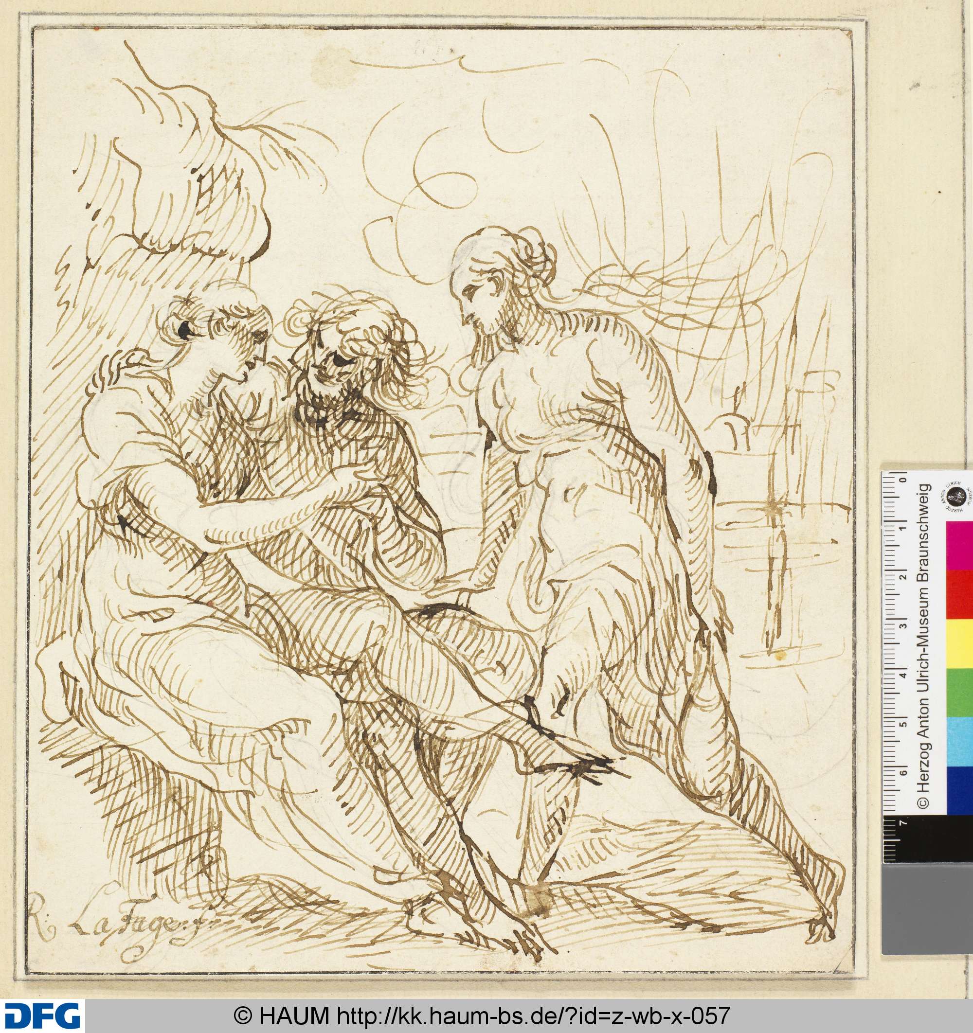 Liebesszene, Raymond La Fage, 17th century