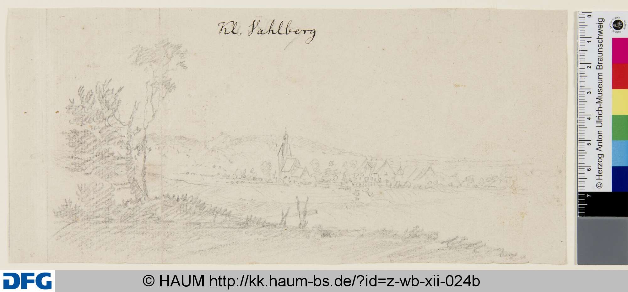 Klein Vahlberg, Pascha Johann Friedrich Weitsch, 1743–1803
