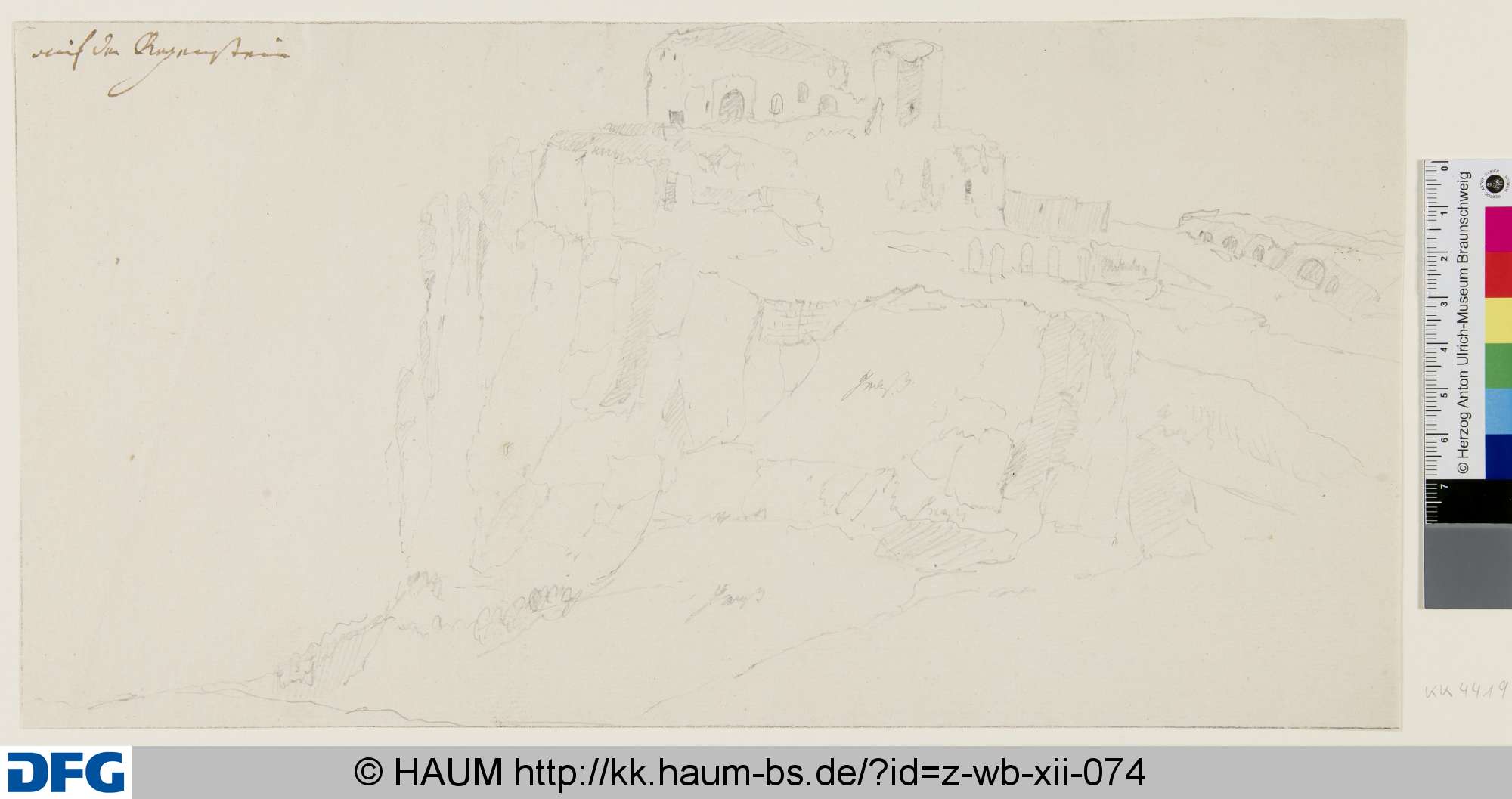 Auf dem Regenstein, Pascha Johann Friedrich Weitsch, 1763–1770