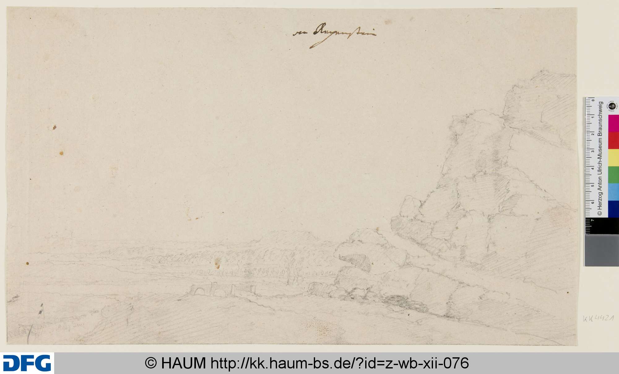 Am Regenstein, Pascha Johann Friedrich Weitsch, 1757–1768