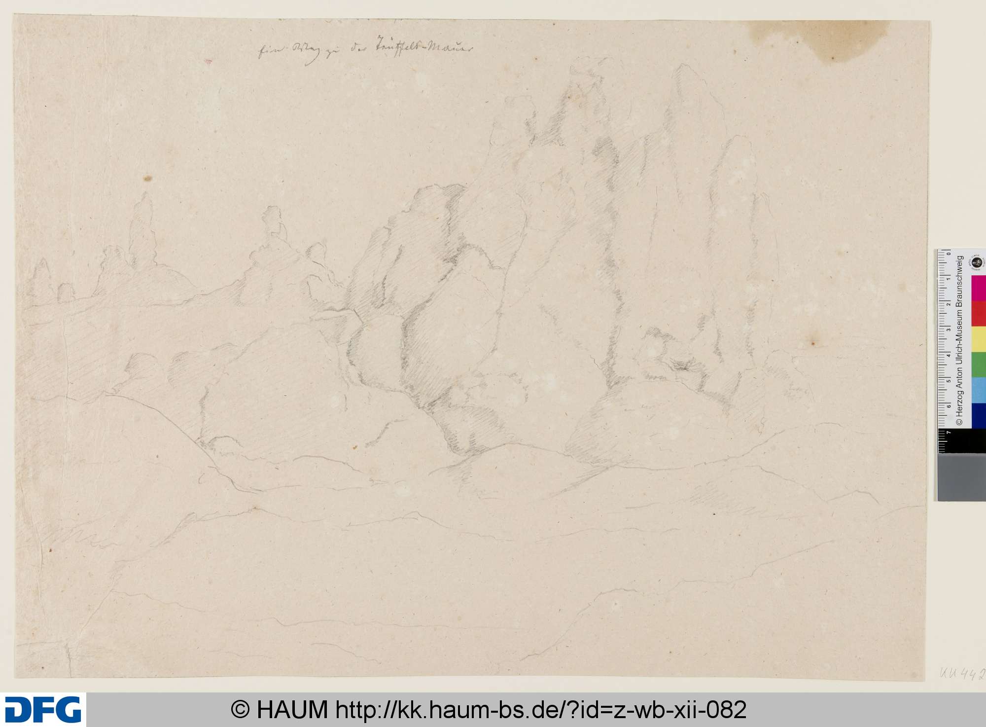 Die Teufelsmauer, Pascha Johann Friedrich Weitsch, 1757–1786