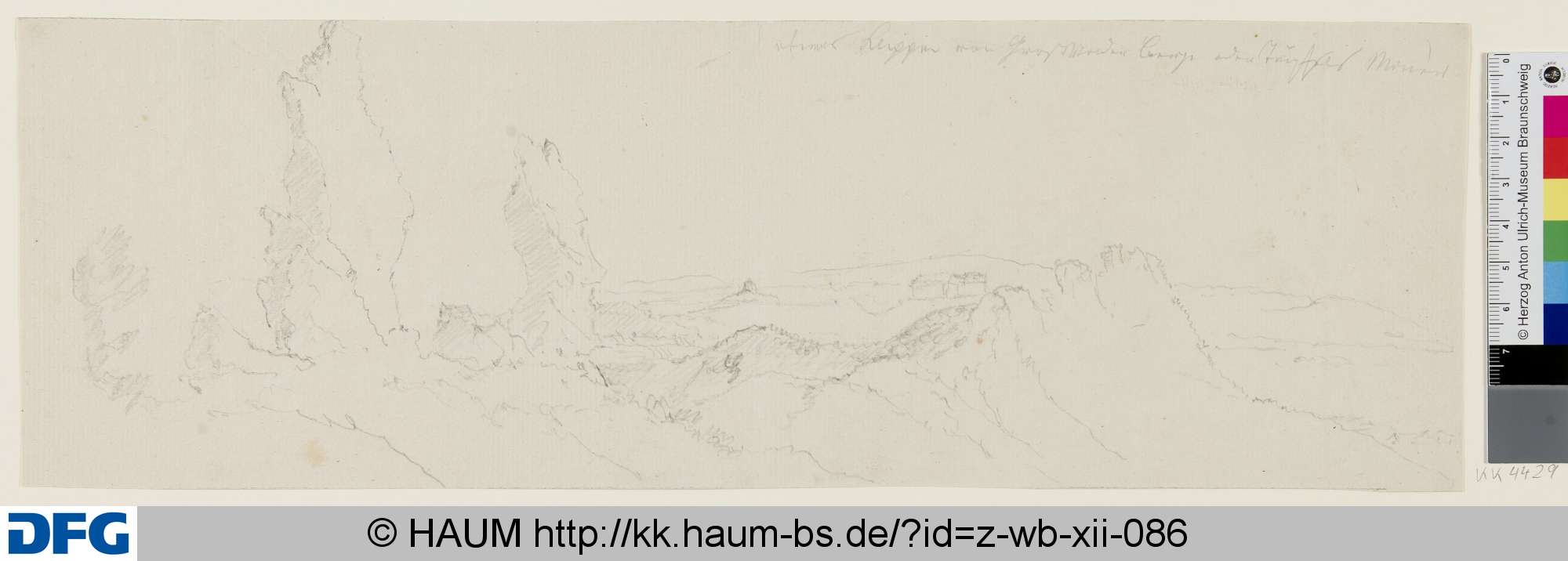 Die Teufelsmauer, Pascha Johann Friedrich Weitsch, 1775–1786