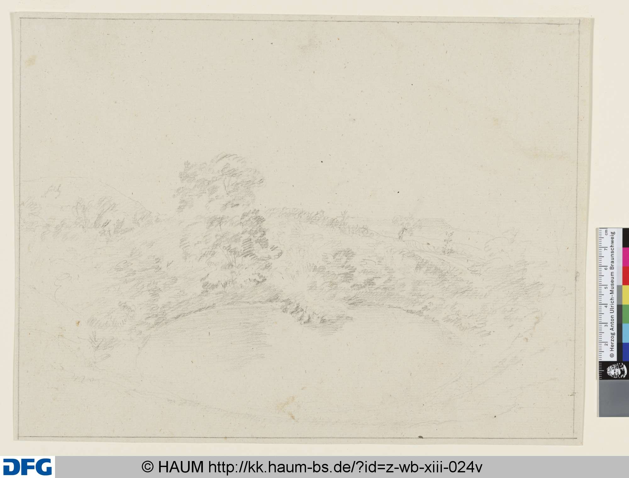 Landschaft mit Teich, 1781–1784