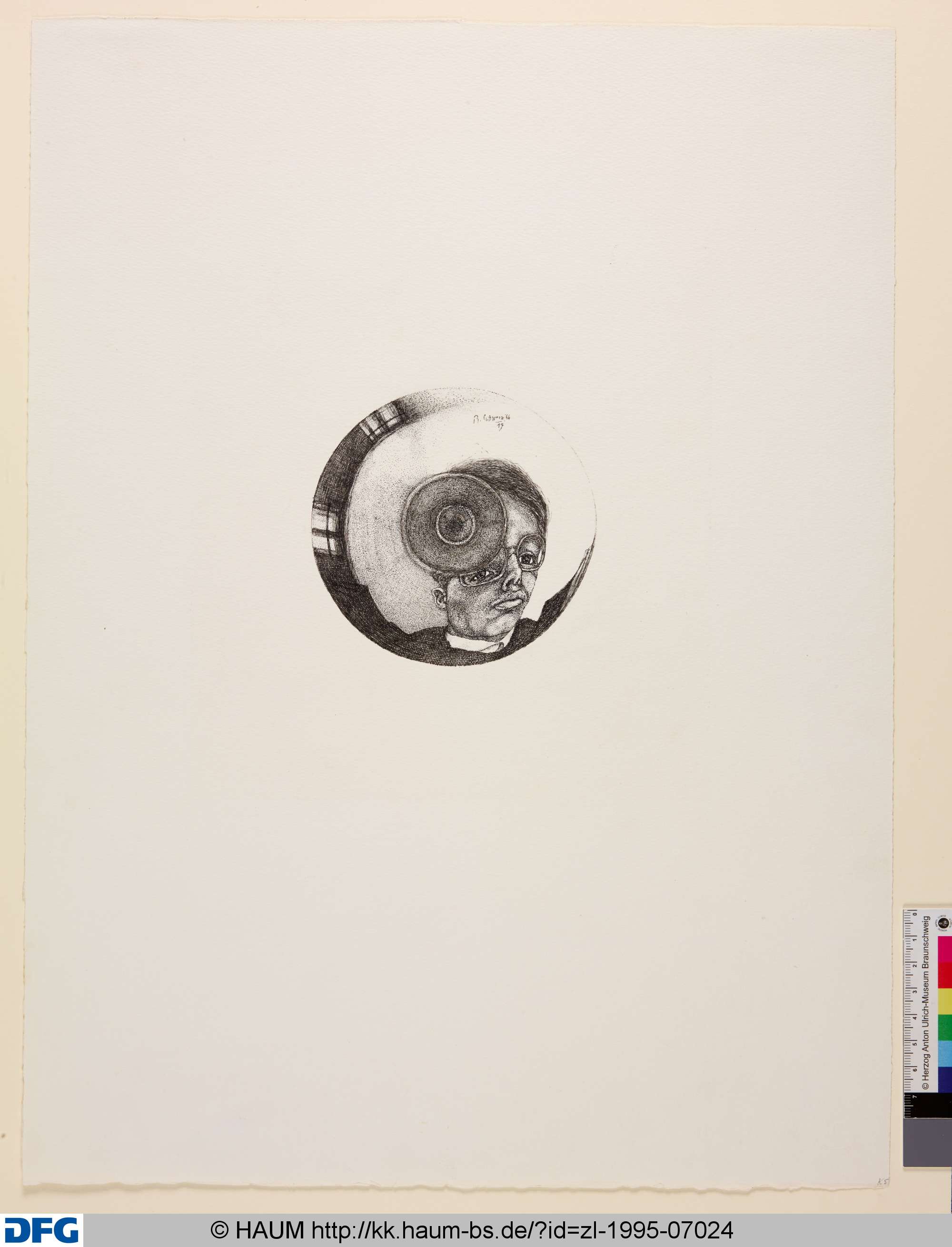 Als Brillenträger II, Reiner Schwarz, 1966