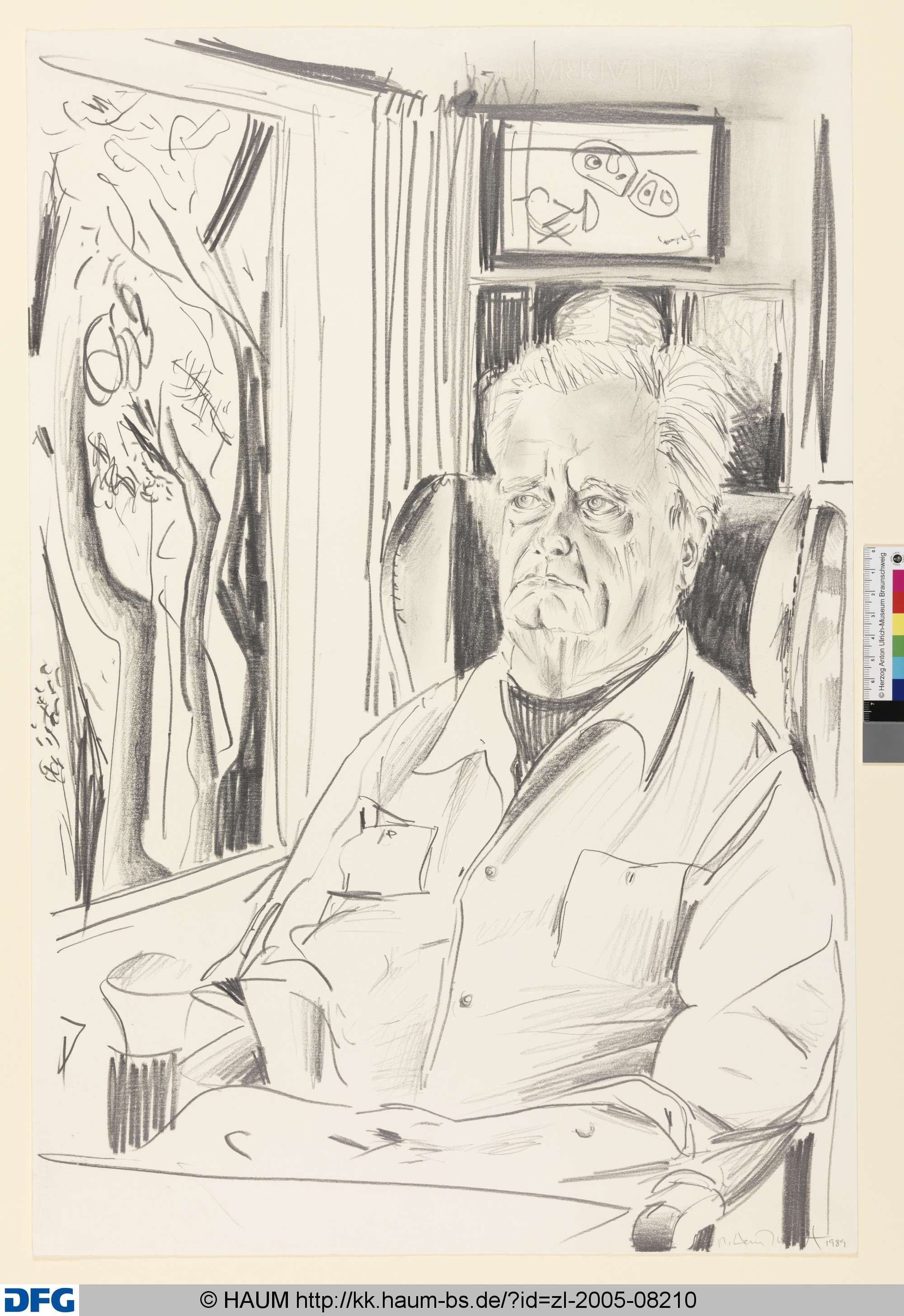 Portrait des Vaters, Michael Heindorff, 1989