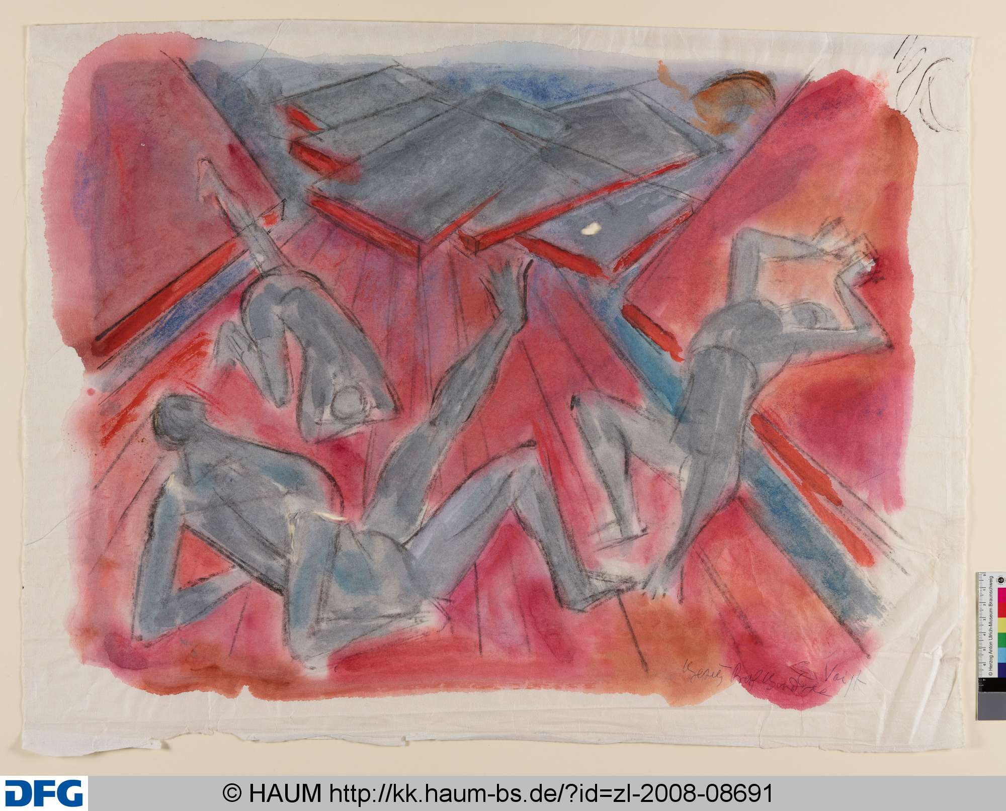 Die Männer am Boden, Elisabeth Voigt, 1913–1977