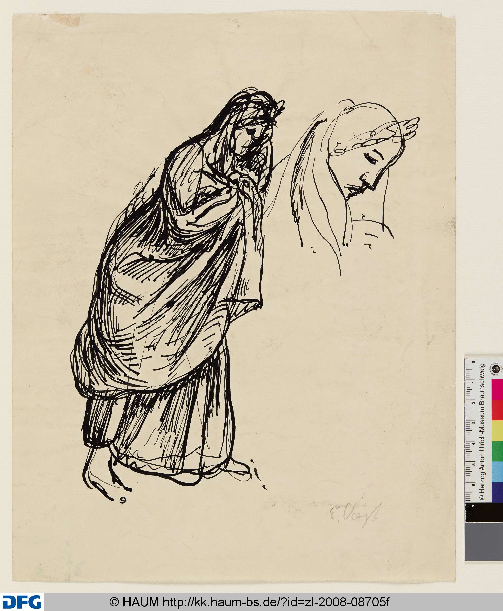 Entwurf zu Buch Esther, Elisabeth Voigt, 1962–1967
