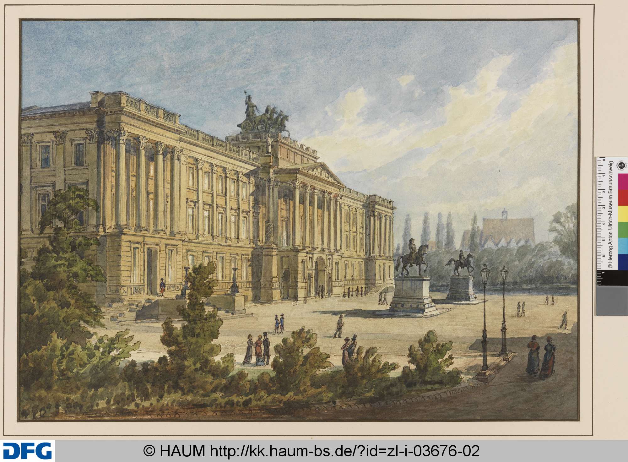 Das Herzogliche Residenzschloss (in Braunschweig), Constantin Uhde, 1880–1881