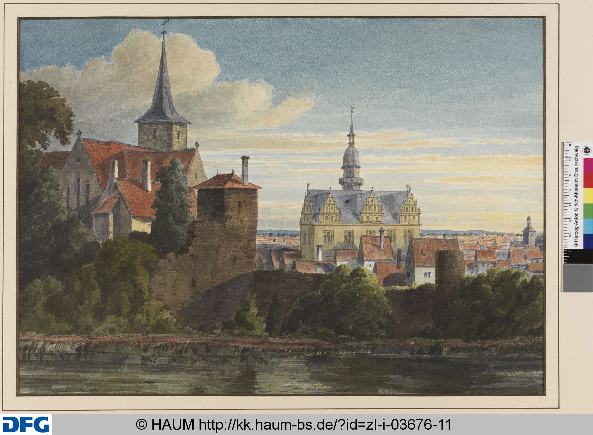 Helmstedt mit dem Juleum, Constantin Uhde, 1880–1881