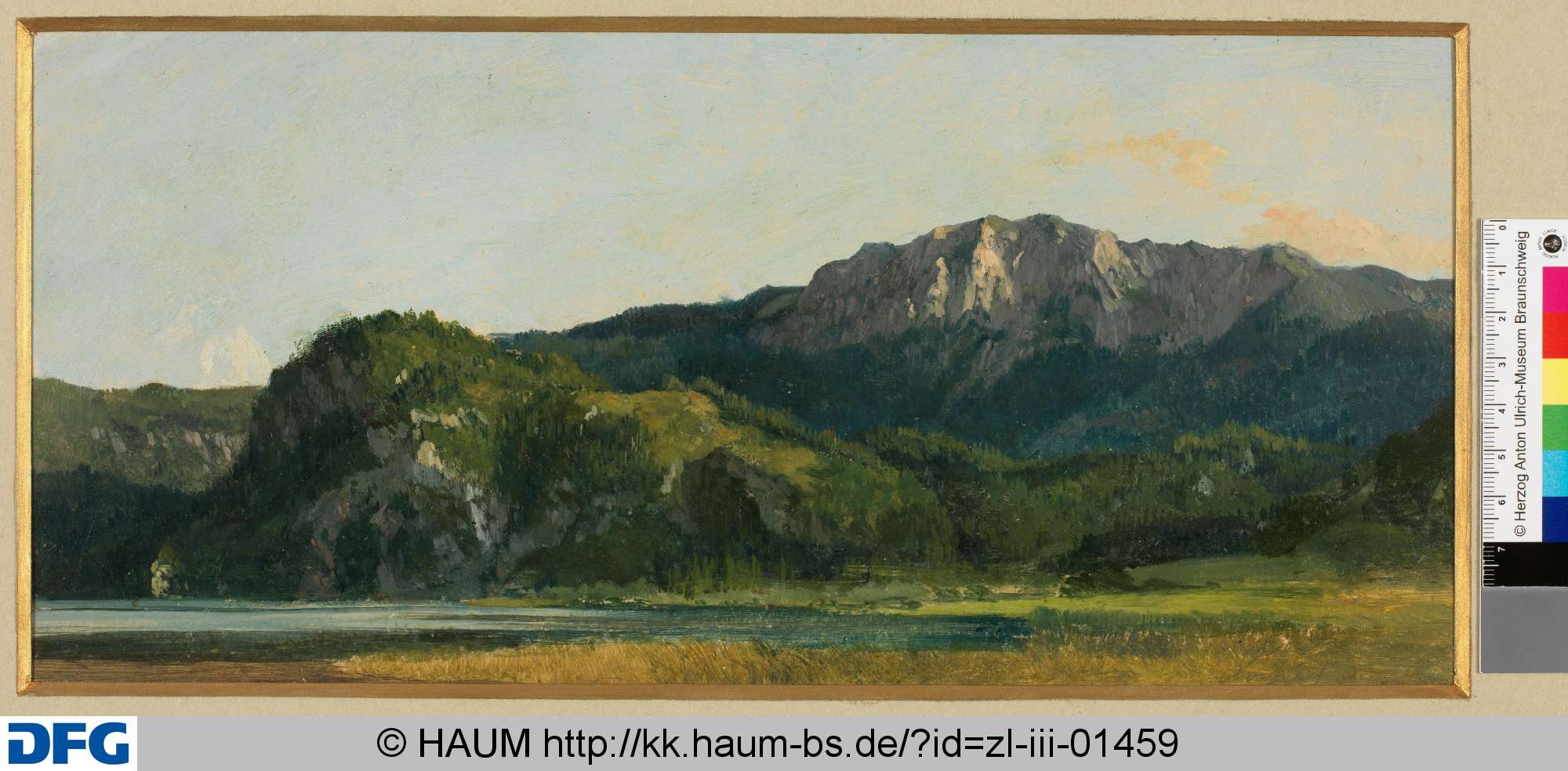 Der Kochelsee, Heinrich Brandes, 1826