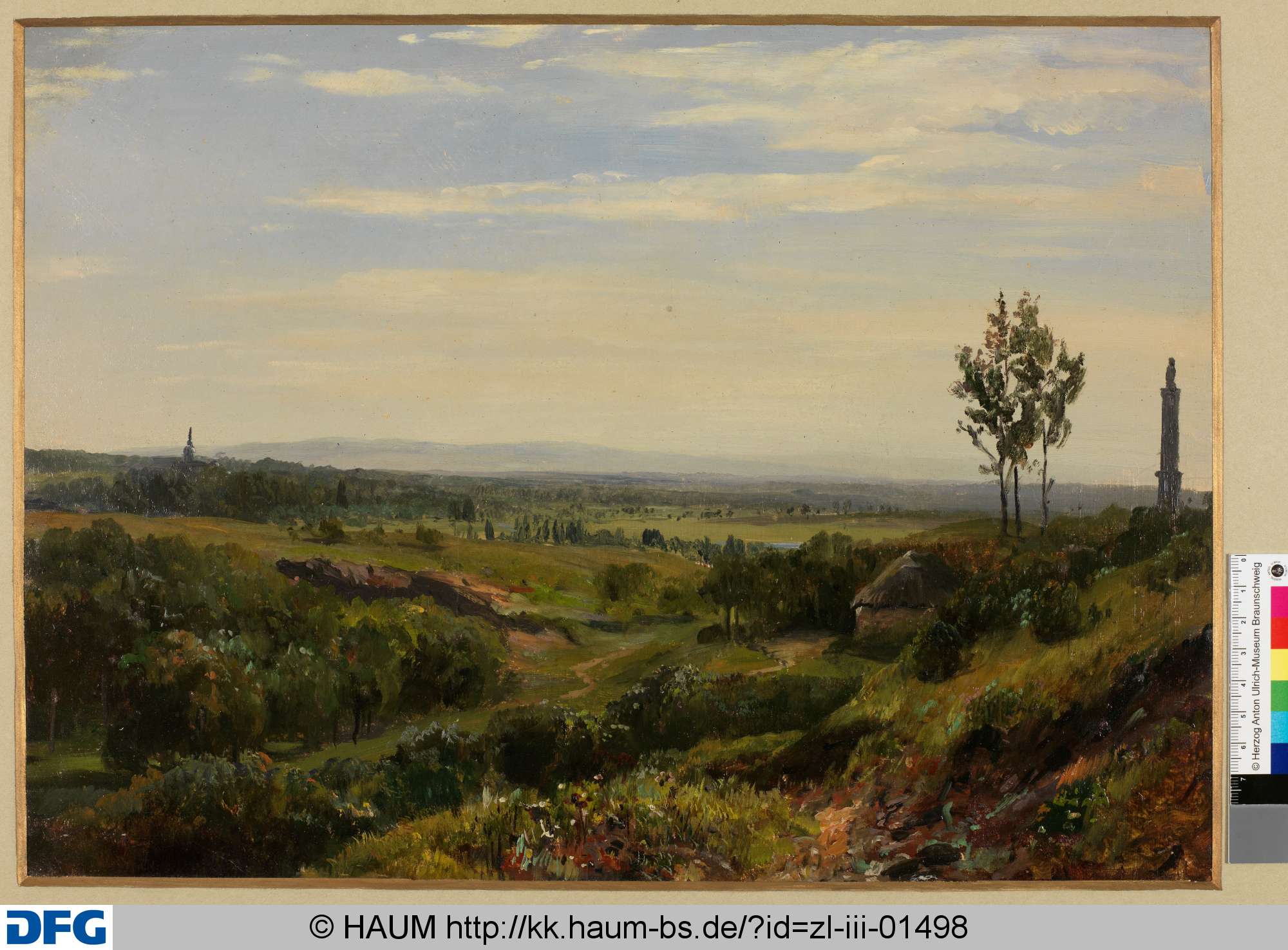 Braunschweig, vom Nußberg aus (?), Heinrich Brandes