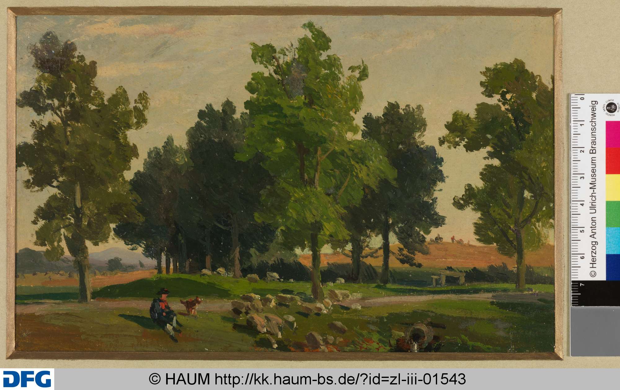 Studie, Heinrich Brandes, 1843–1873