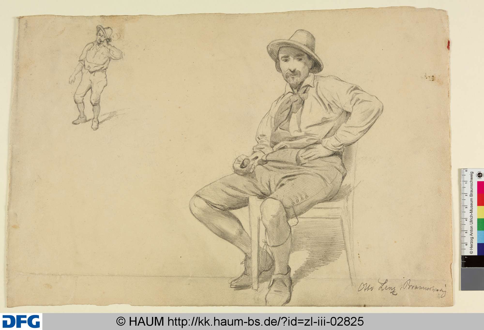 Sitzender Geselle, Adolf Nickol, 1844–1905