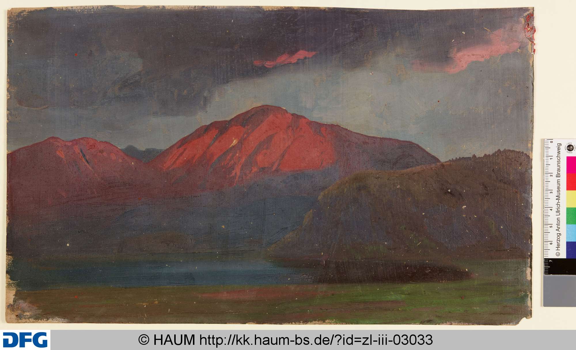 Gebirgslandschaft, Adolf Nickol, 1844–1905