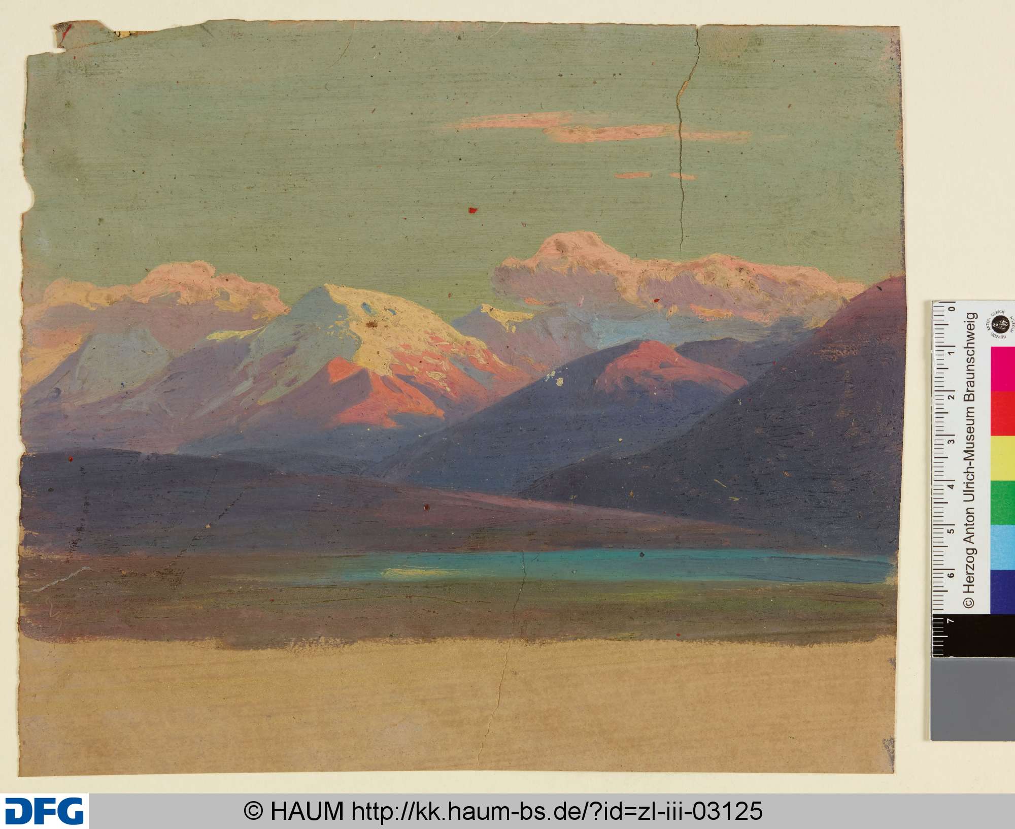Gebirgslandschaft, Adolf Nickol, 1844–1905