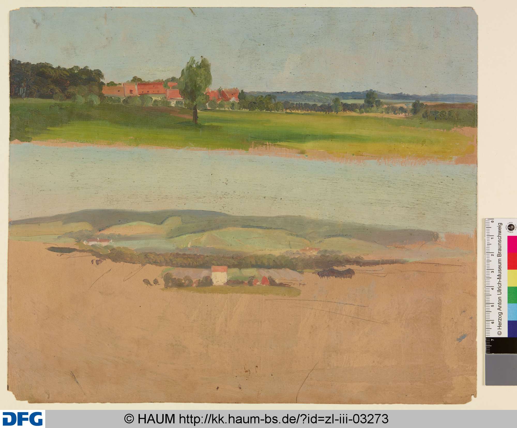 Zwei Landschaften, Christian Tunica, 1815–1868