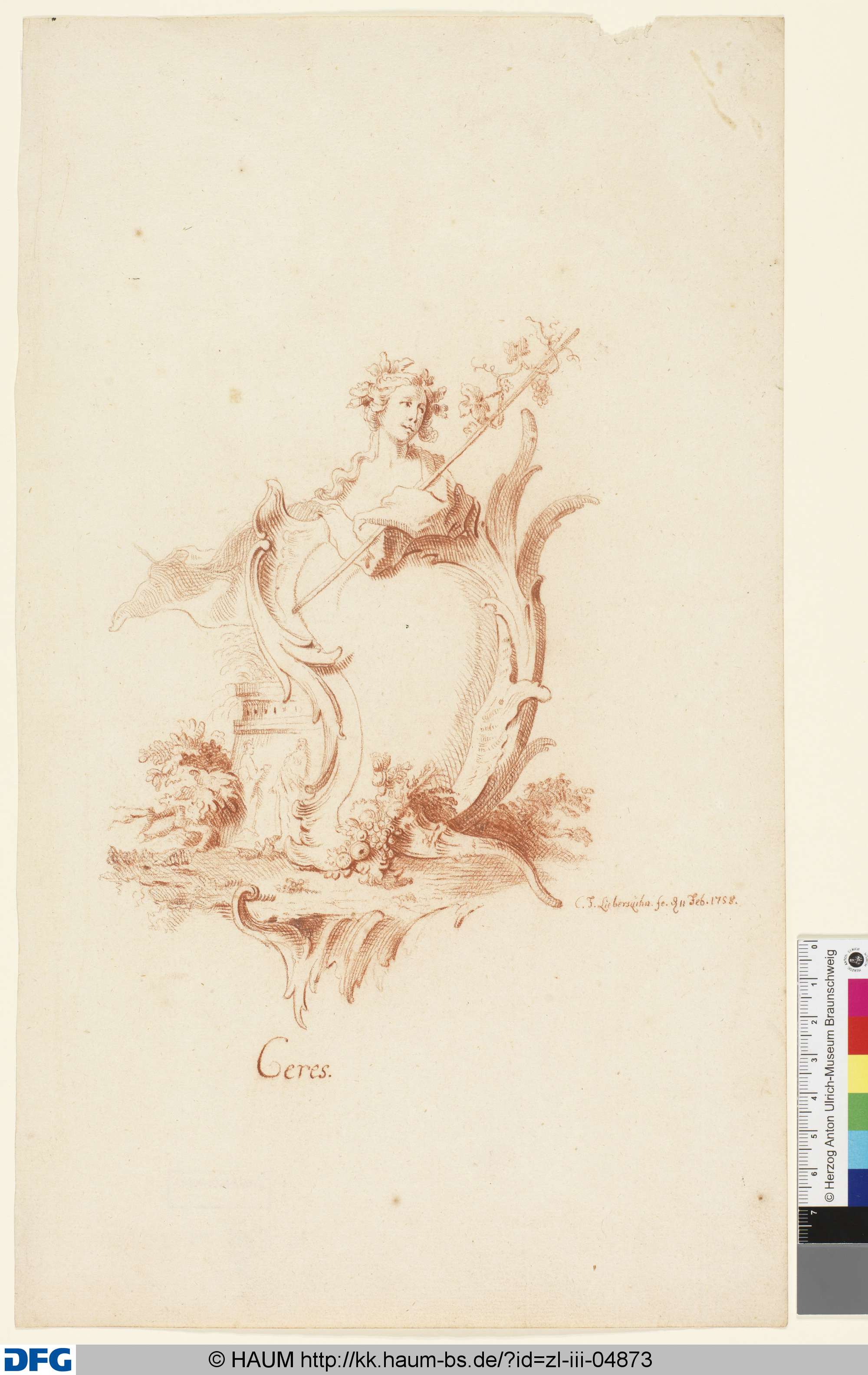 Ceres, Carl Friedrich Lieberkühn, 1758
