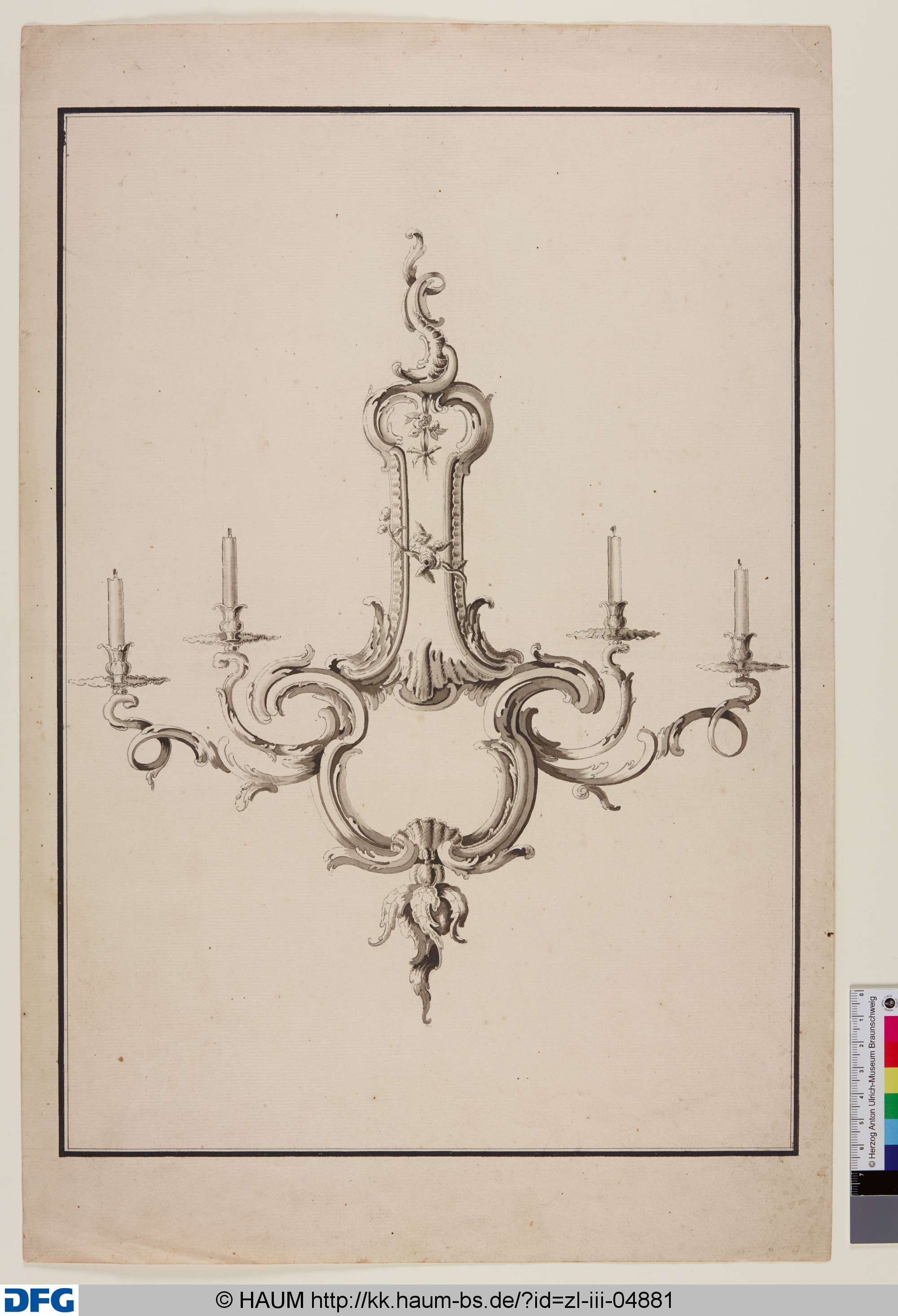Wandleuchter, Johann Wilhelm Meil, 1753–1805