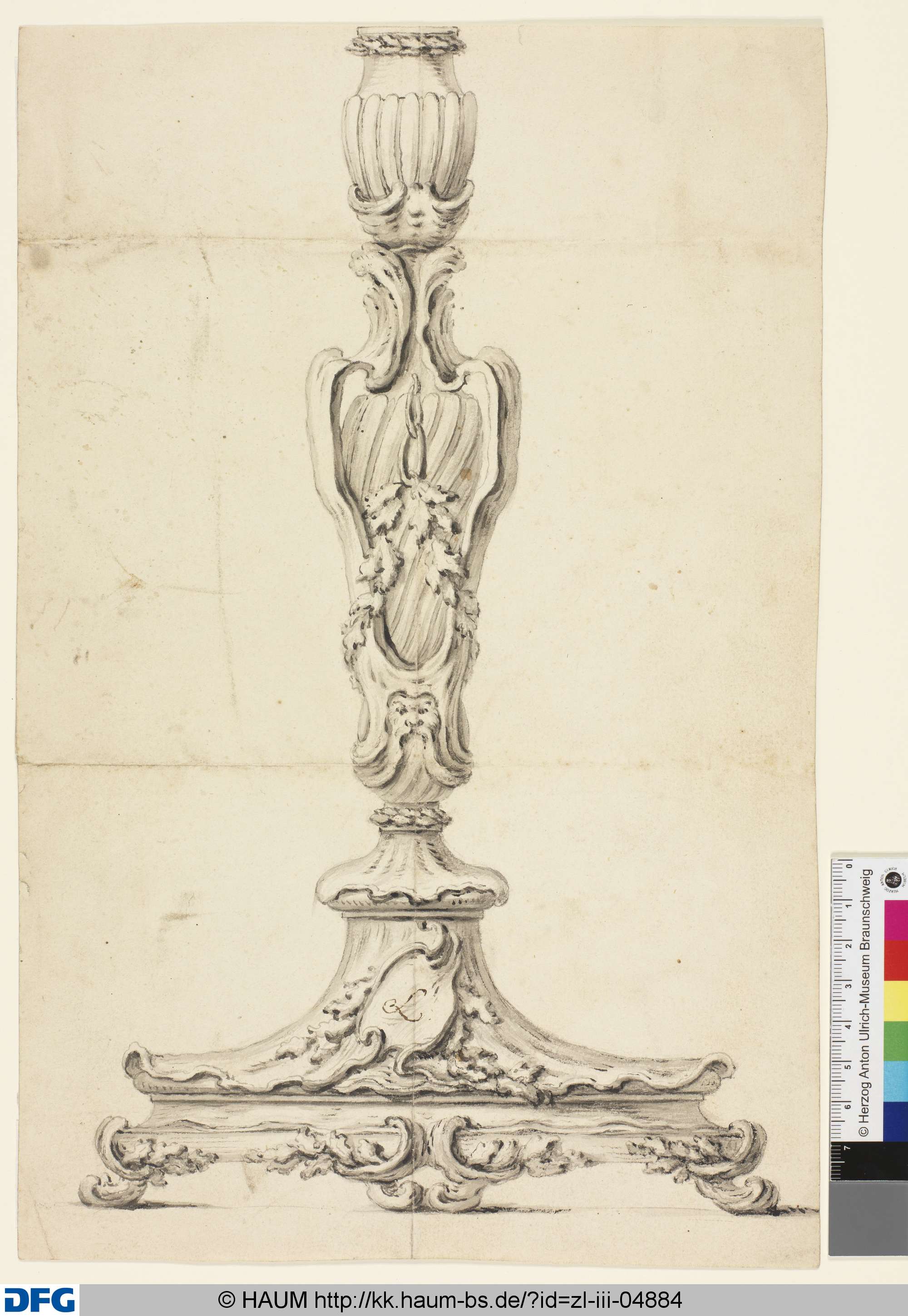 Kerzenleuchter, Carl Friedrich Lieberkühn, 1729–1769