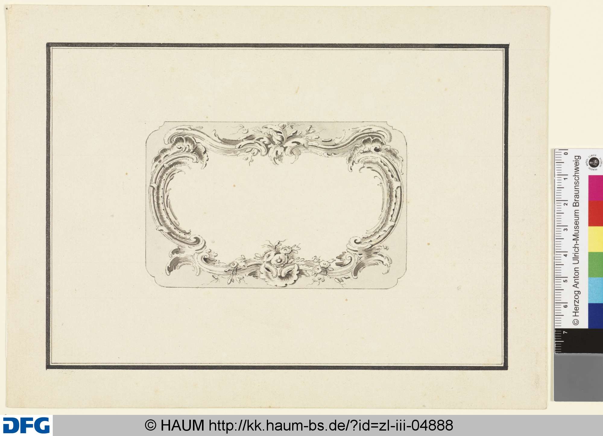 Tischplatte, Johann Wilhelm Meil, 1753–1805