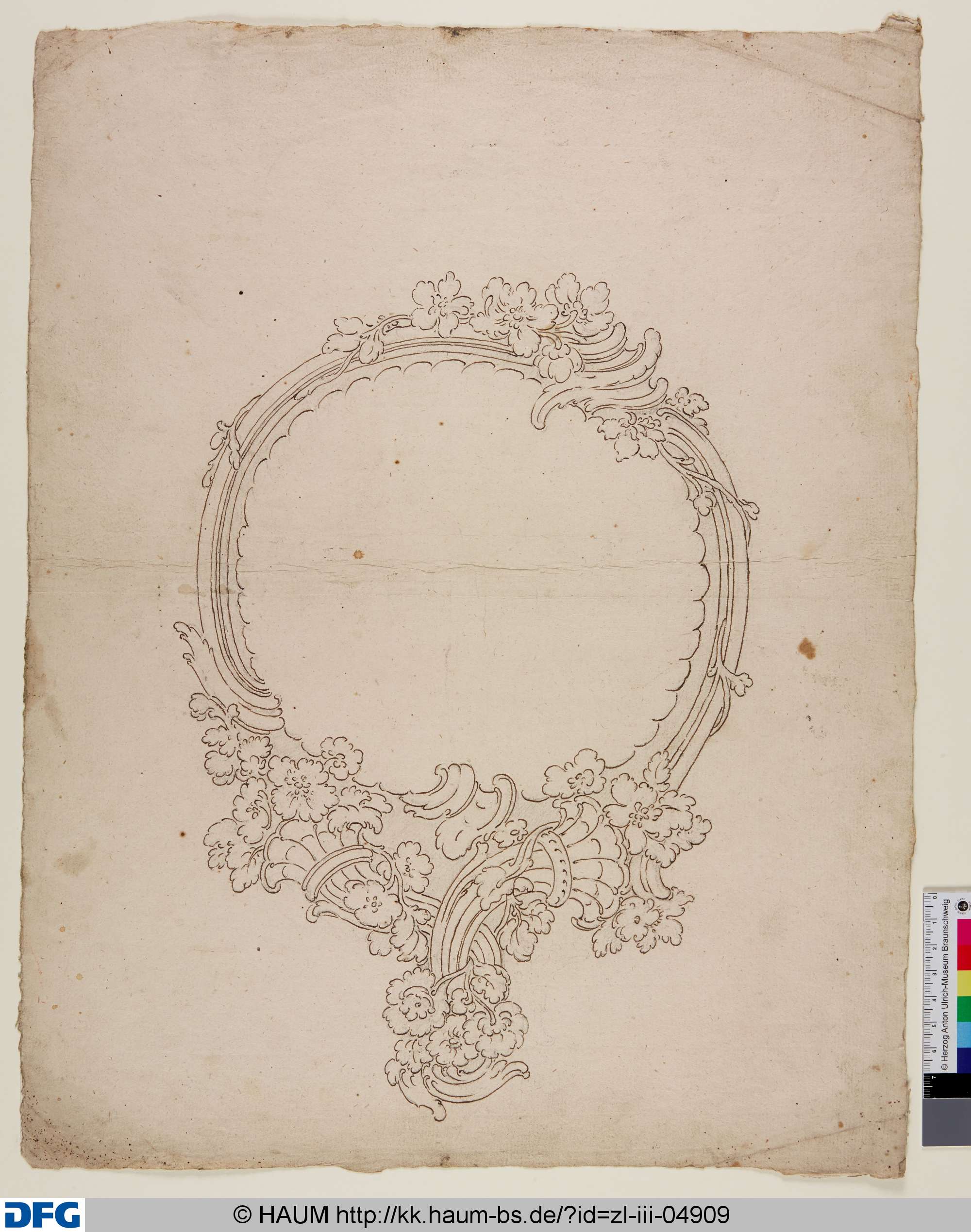 Rahmen (für einen Spiegel?), Christian Lieberkühn, 1729–1769